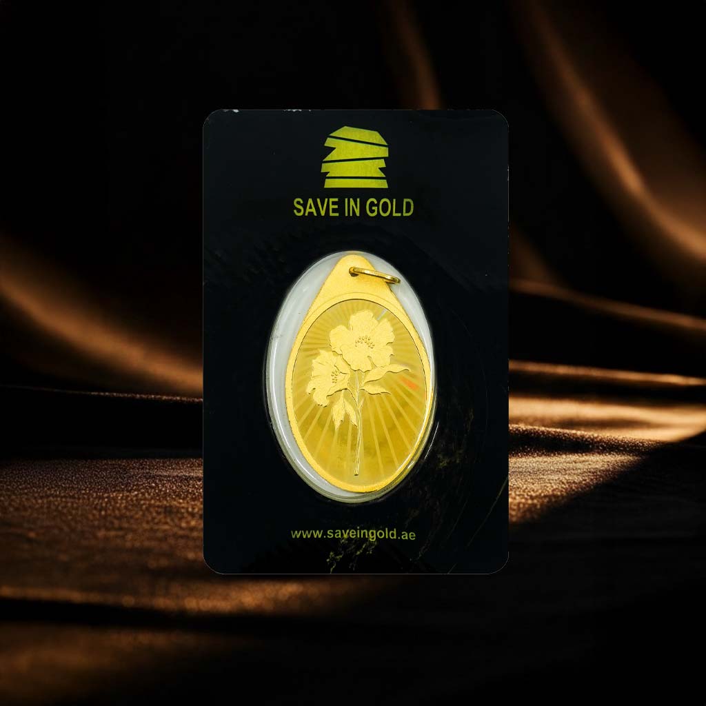 1/2 Troy Elegant Flower Pendant